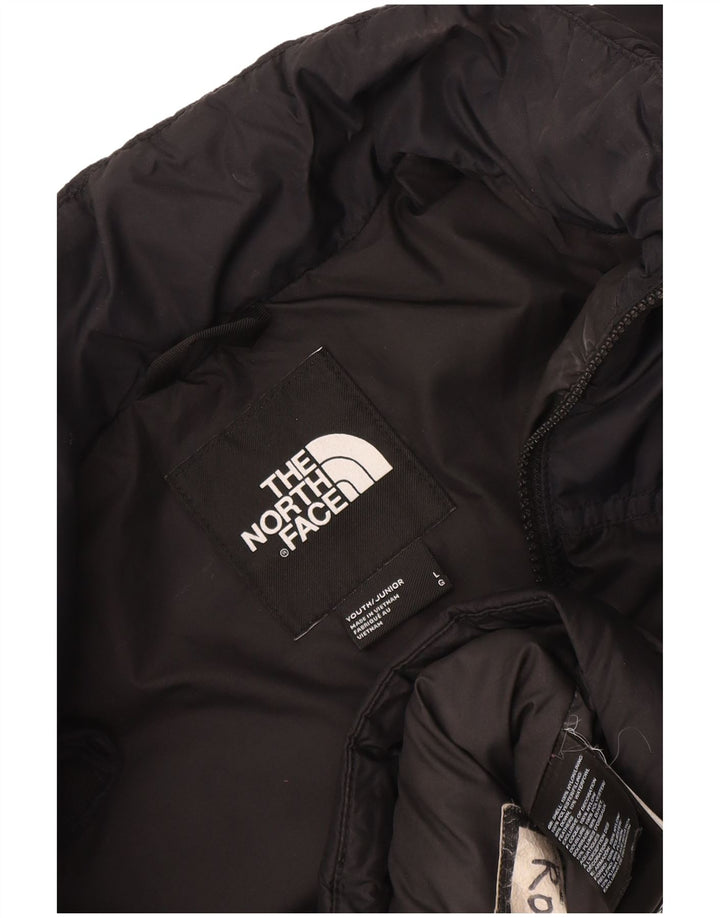 The North Face Boys Polstret Jakke 11-12 År Stor Sort Nylon