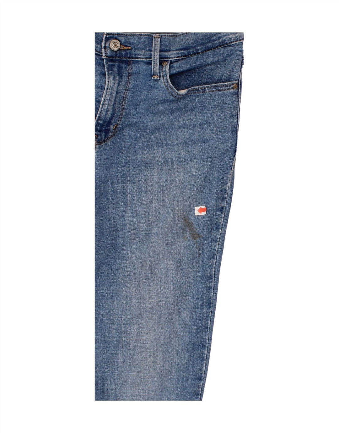 LEVI'S Womens Slimming Slim Jeans W29 L30 Blue Cotton Vintage Levi's and Second-Hand Levi's from Messina Hembry 