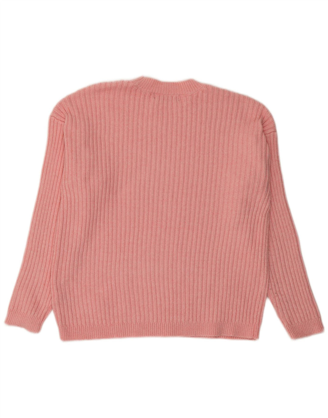Marks & Spencer Dame sweater med rund hals DK 14 Medium Pink Polyester