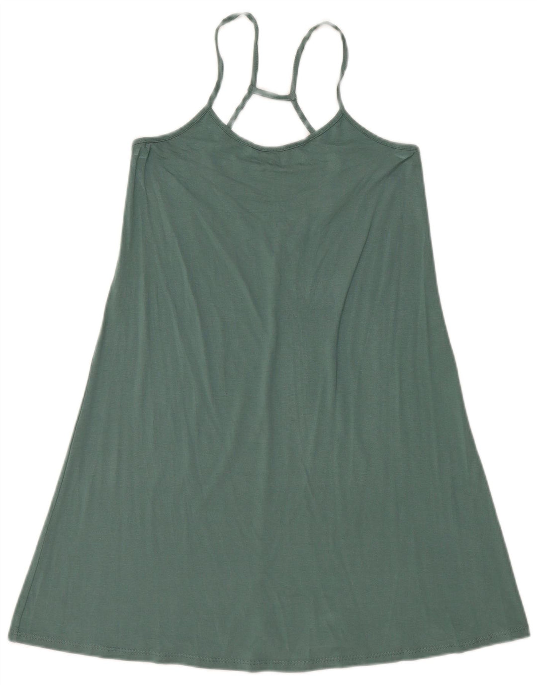BENETTON Dame Halter Top UK 8 Lille Grøn