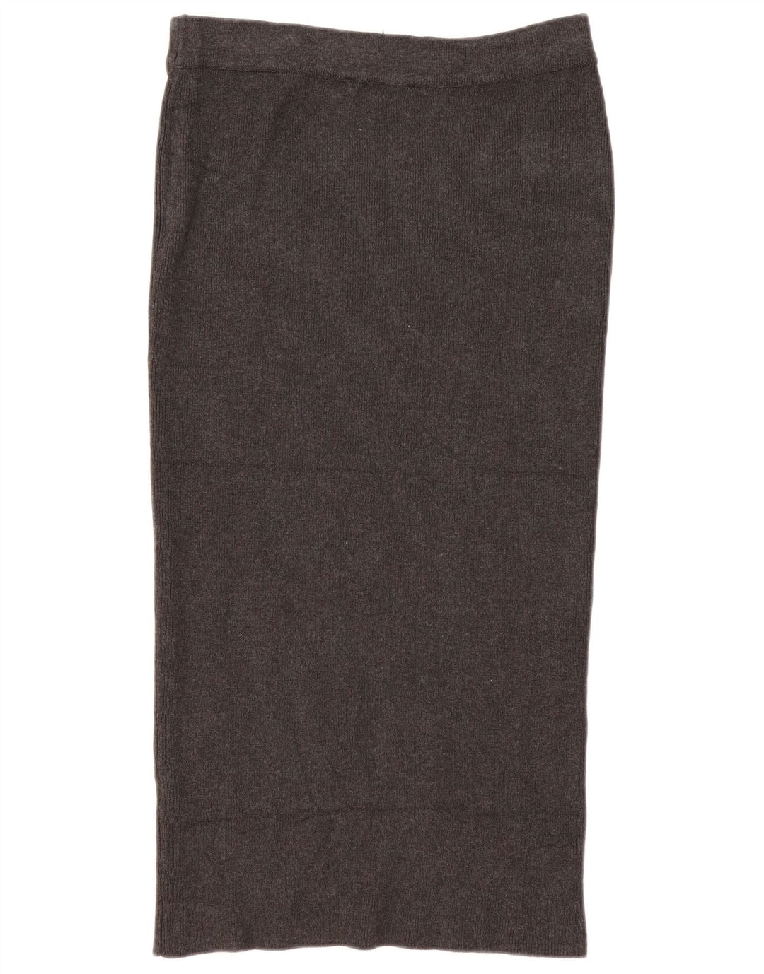 Zara damestrikket lige nederdel Medium W28 Grå viskose