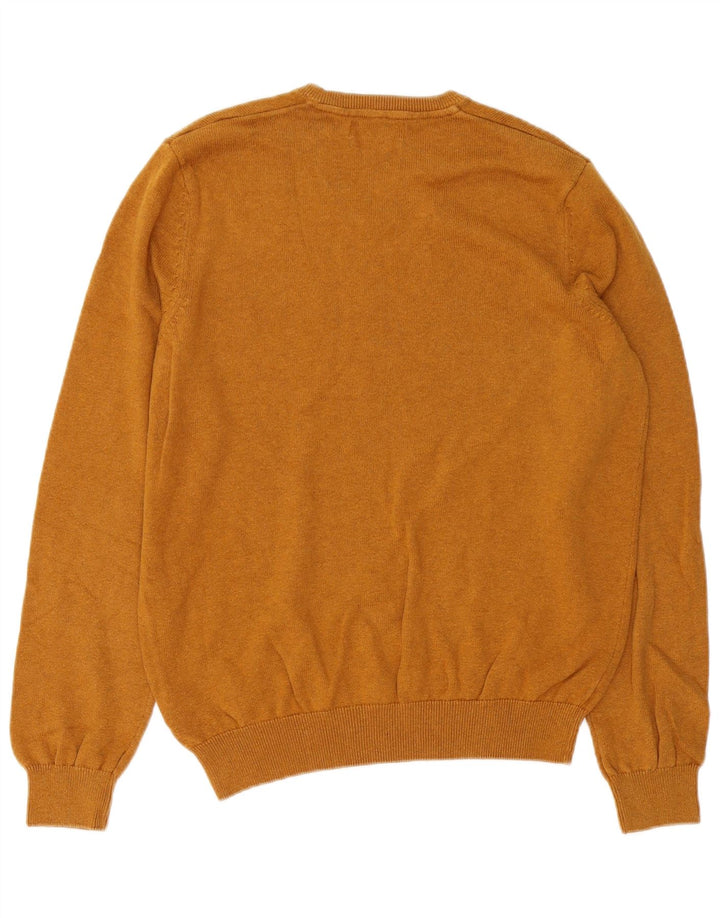 Marks & Spencer Herre V-hals sweater Medium Brun Bomuld