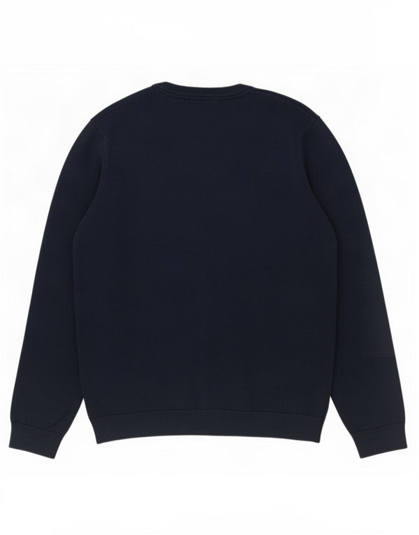 Marks & Spencer Boys V-Neck Jumper Sweater 14-15 Years Navy Blue Cotton