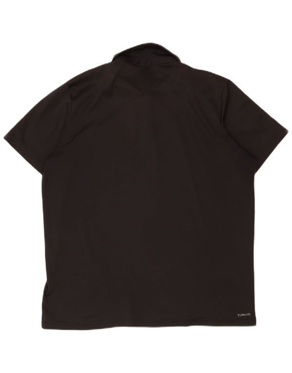 Adidas Herre Climalite Polo Shirt XL Sort Polyester