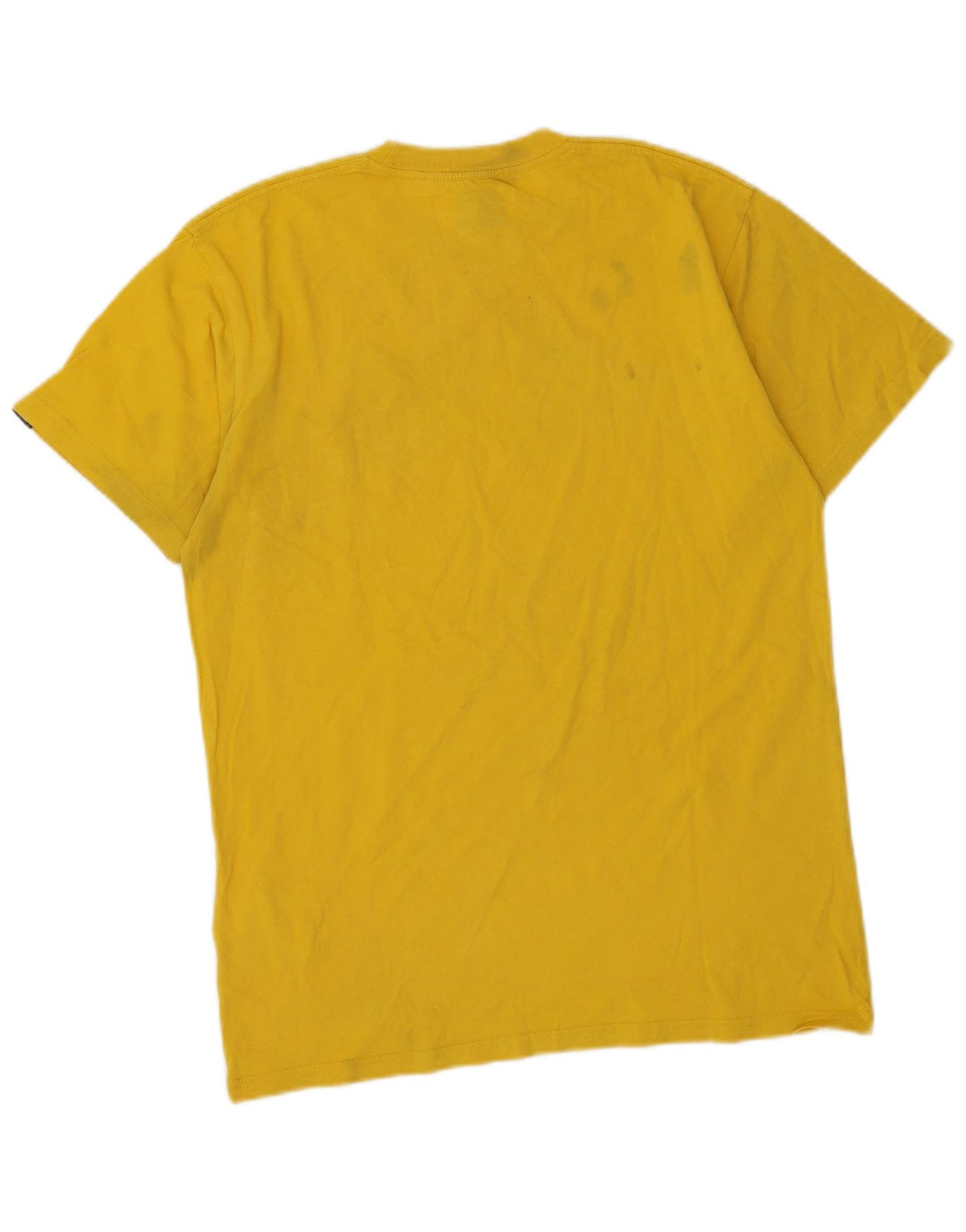 Vans Herre Classic Fit Grafisk T-Shirt Top Medium Gul Bomuld