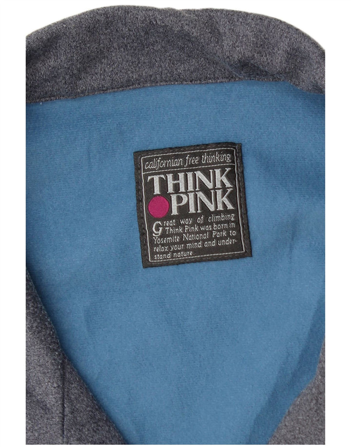 Tænk Pink Herre træningsdragt Topjakke Large Blue Colourblock