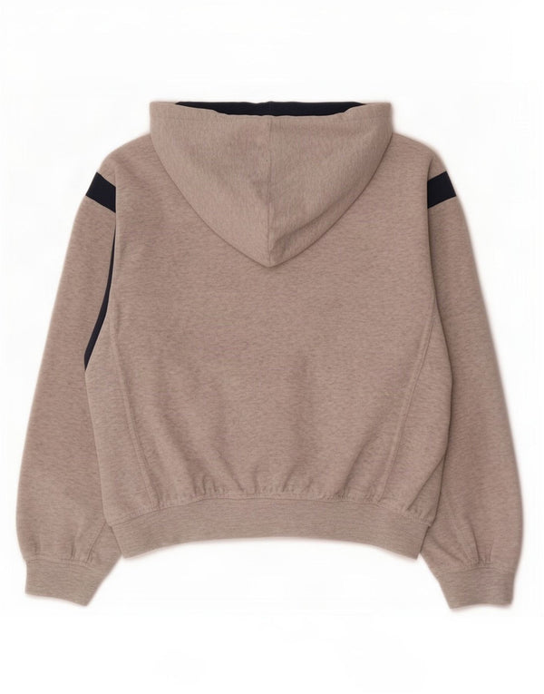 Reebok Dame Oversized Hættetrøje Sweater UK 10 Små Grå Flecked