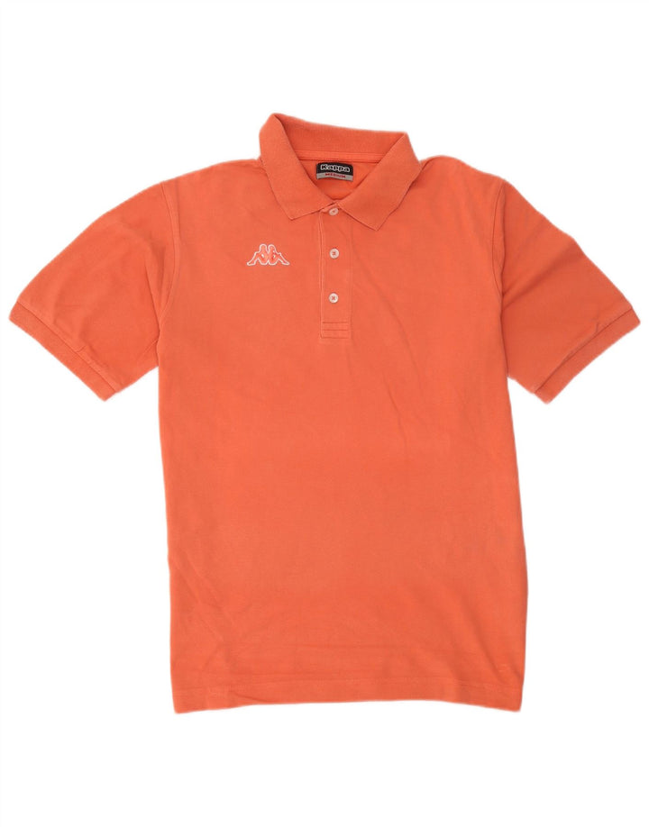 Kappa herre poloshirt Medium orange bomuld