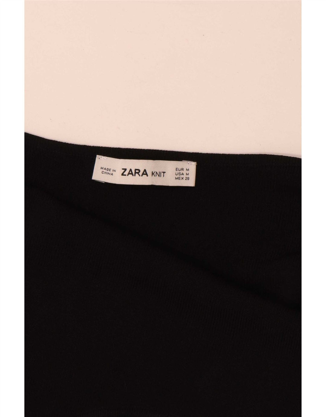 Zara Womens Halter Bodysuit UK 12 Medium Black Viscose