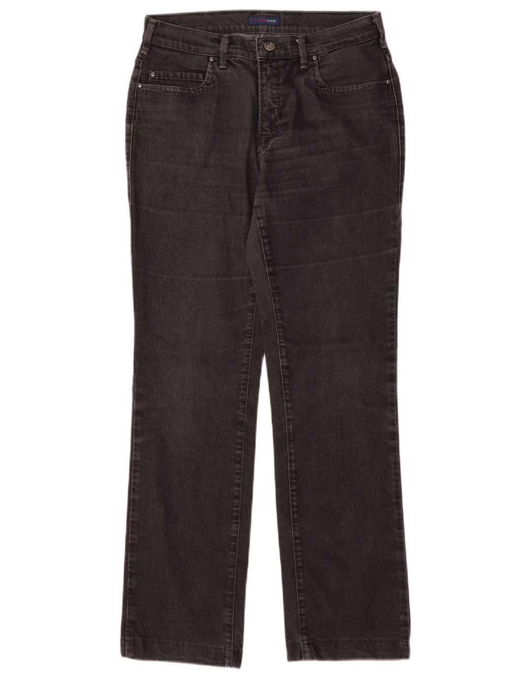 Trussardi Lige Jeans til kvinder W28 L28 Sort Bomuld