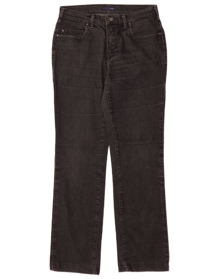 Trussardi Lige Jeans til kvinder W28 L28 Sort Bomuld