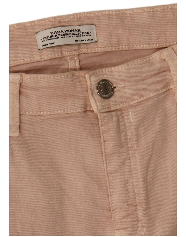 Zara Dame Skinny Jeans EU 40 Medium W30 L27 Pink