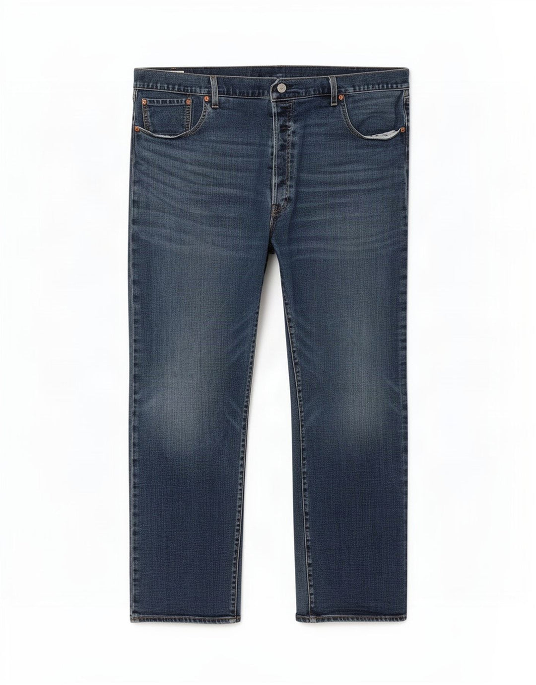 Levi's Herre 501 lige jeans W46 L29 blå bomuld