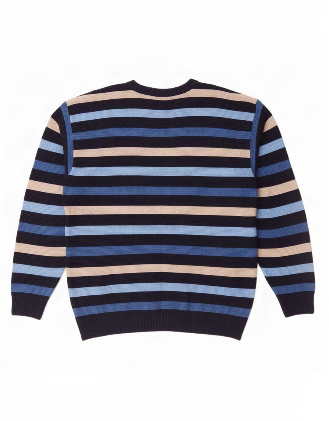 Lacoste drenge sweater med rund hals 11-12 år flerfarvet stribet