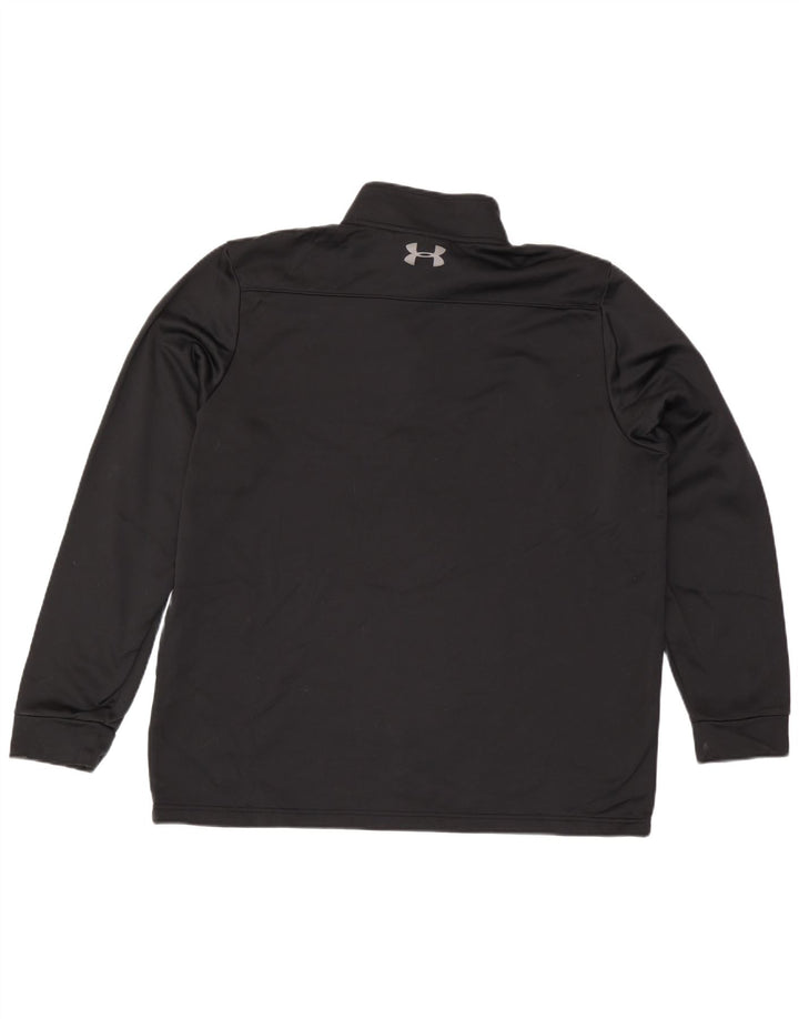 Under Armour Herre Cold Gear Zip Neck Pullover Træningsdragt Top 2XL Sort