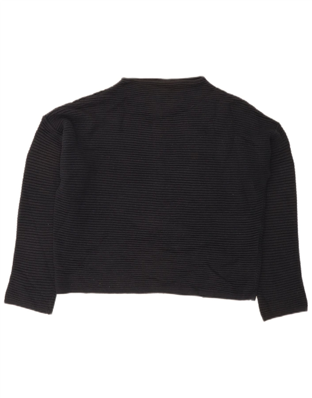 TOPSHOP Dame Oversized Turtle Neck Jumper Sweater UK 8 Small Navy Blue