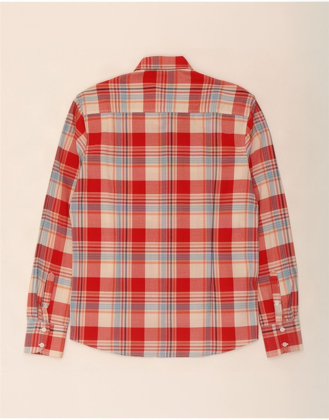 Jack & Jones herreskjorte XL rød ternet bomuld