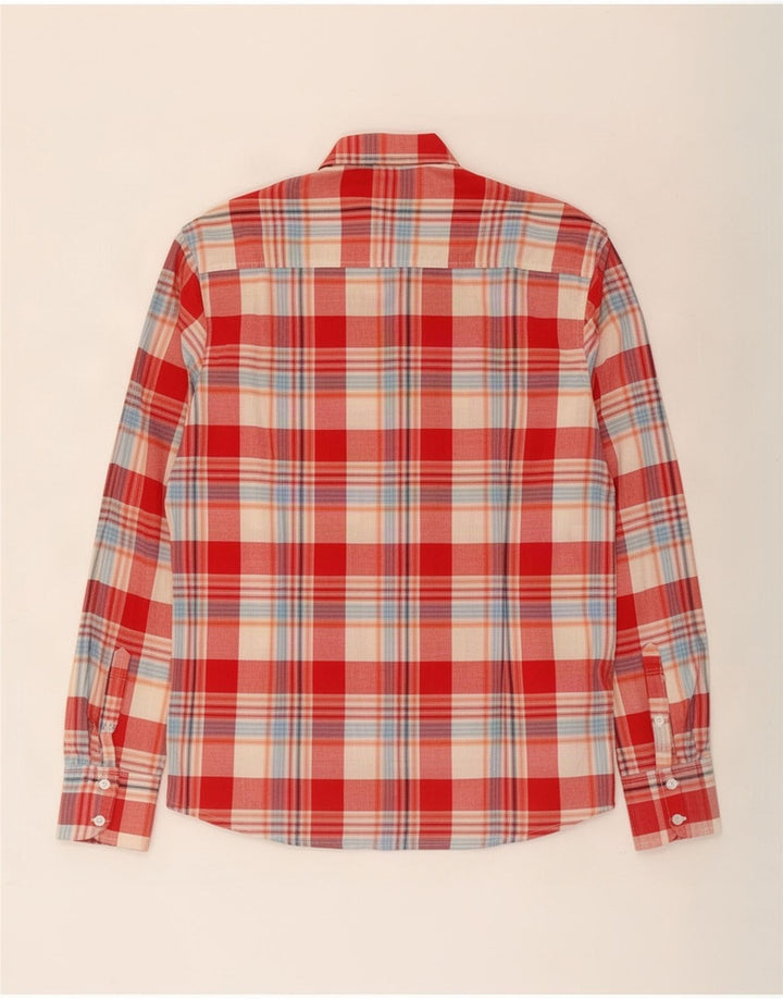 Jack & Jones herreskjorte XL rød ternet bomuld