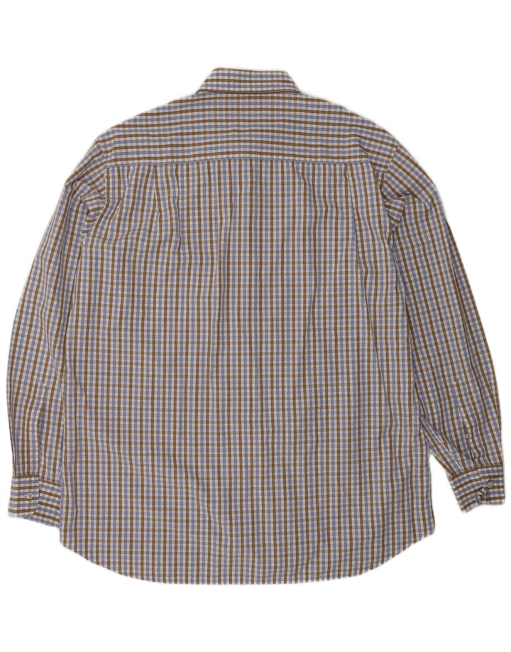 Paul & Shark Herre Yachting Shirt Stor blå ternet bomuld