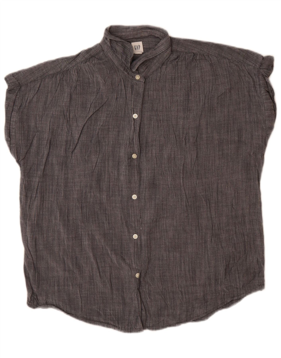 GAP Dame Oversized skjortebluse UK 10 Small Grå