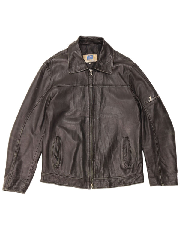 Lavorazione Artigianale Herre Læderjakke IT 48 Medium Sort Læder