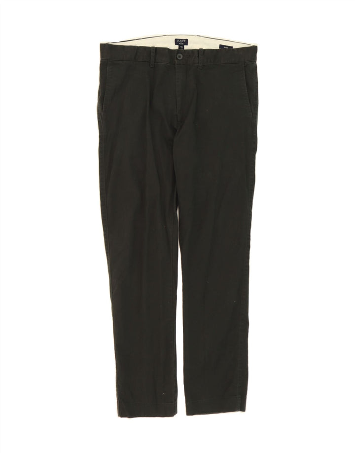 J. CREW Mens Flex Slim Chino Trousers W31 L30 Blue Cotton Vintage J. Crew and Second-Hand J. Crew from Messina Hembry 