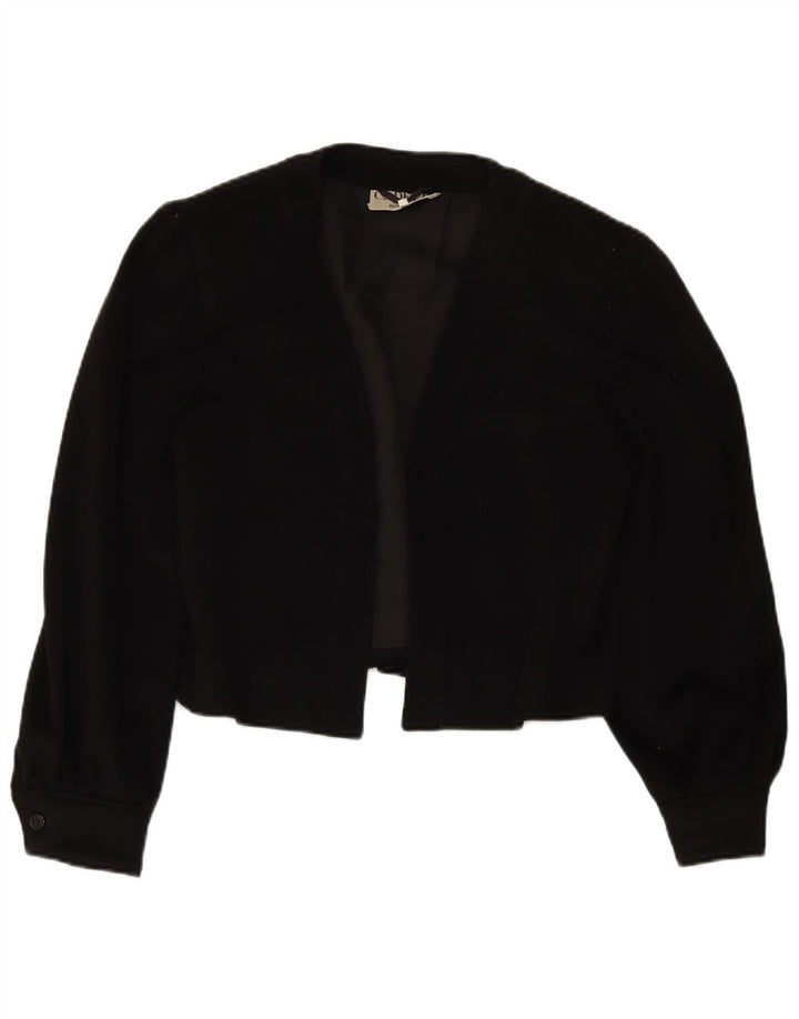 CADETTE Womens Bolero Jacket IT 42 Medium Black