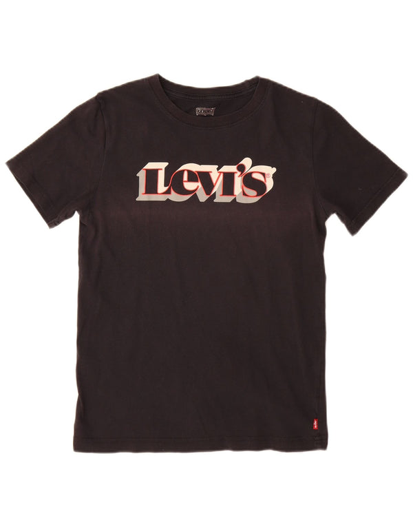 LEVI'S drenge grafisk T-shirt top 11-12 år marineblå