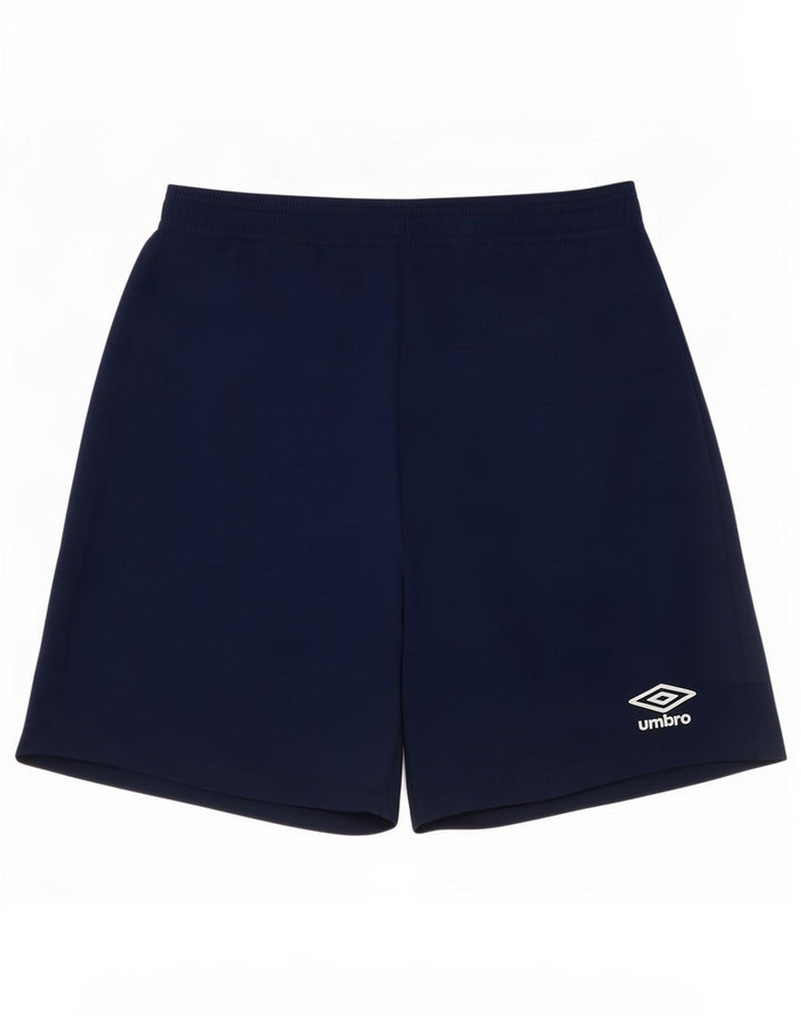 Umbro Boys Sports Shorts 12-13 År XL Navy Blue Polyester