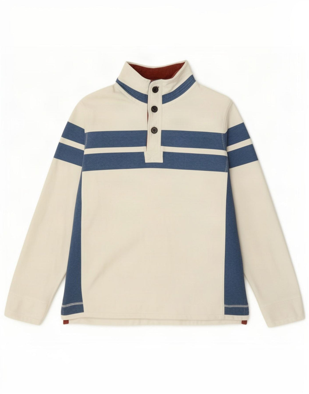 Fat Face Herre The Airlie Sweatshirt Jumper Medium White Colourblock