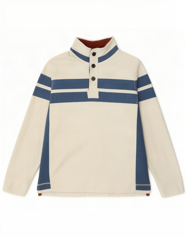 Fat Face Herre The Airlie Sweatshirt Jumper Medium White Colourblock