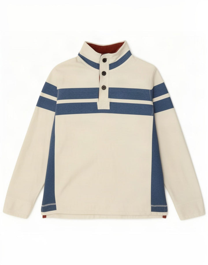 Fat Face Herre The Airlie Sweatshirt Jumper Medium White Colourblock