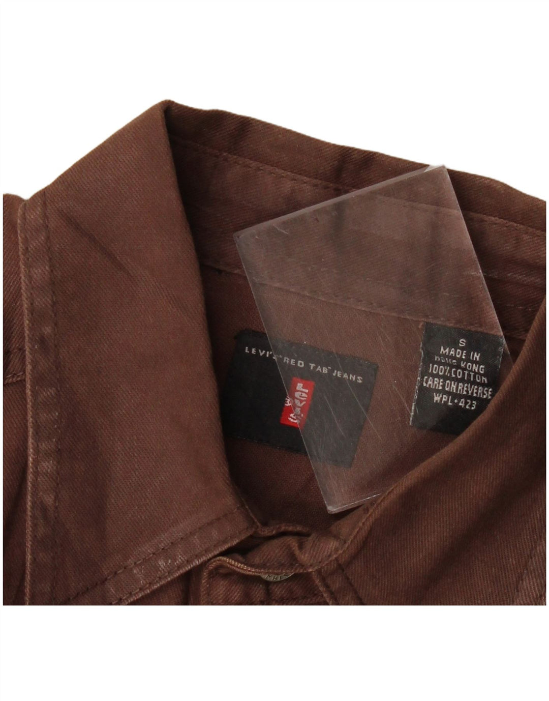 Levi's Herre høj skjorte lille brun bomuld