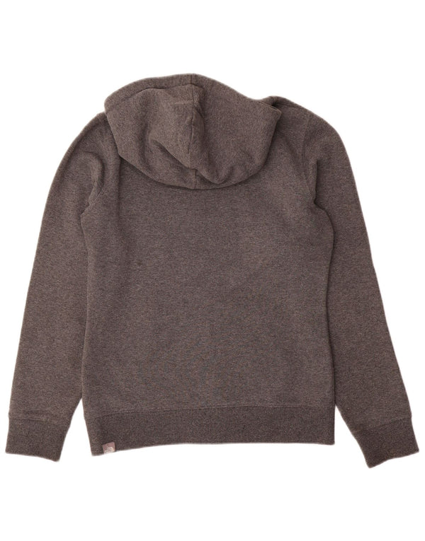 The North Face Grafisk hættetrøje til kvinder UK 10 Small Grey Flecked Bomuld