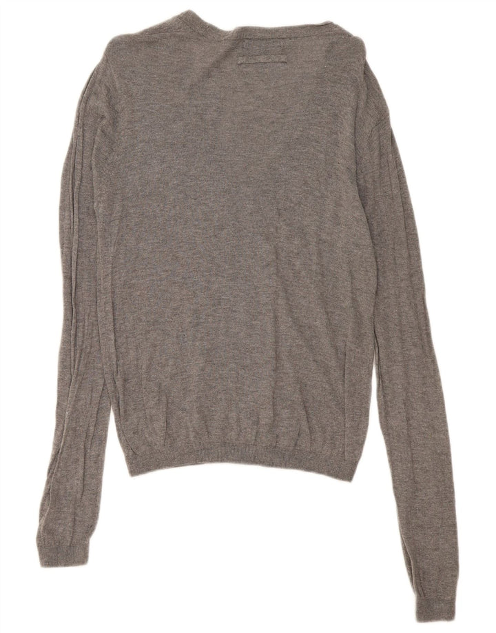 Zara herre cardigan sweater mellemgrå