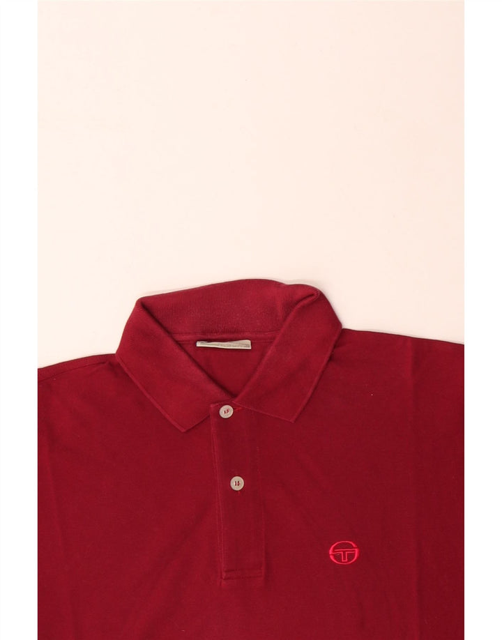 SERGIO TACCHINI Herre poloshirt IT 50 Medium Rød Bomuld