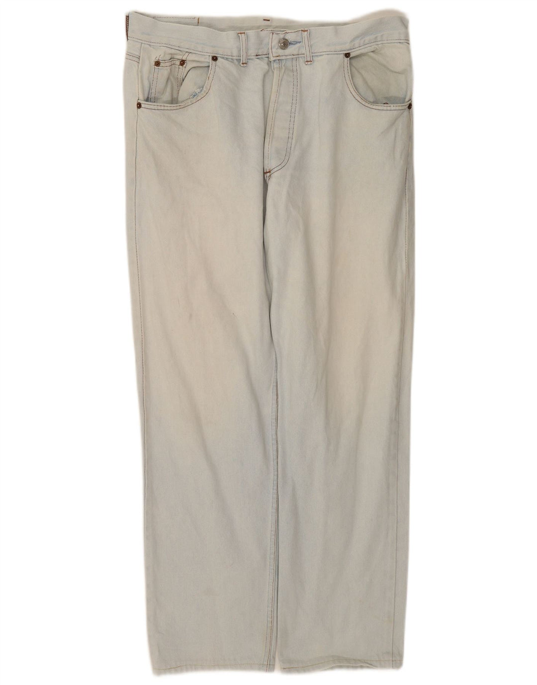 Levi's Herre 501 Straight Jeans W32 L30 Blå