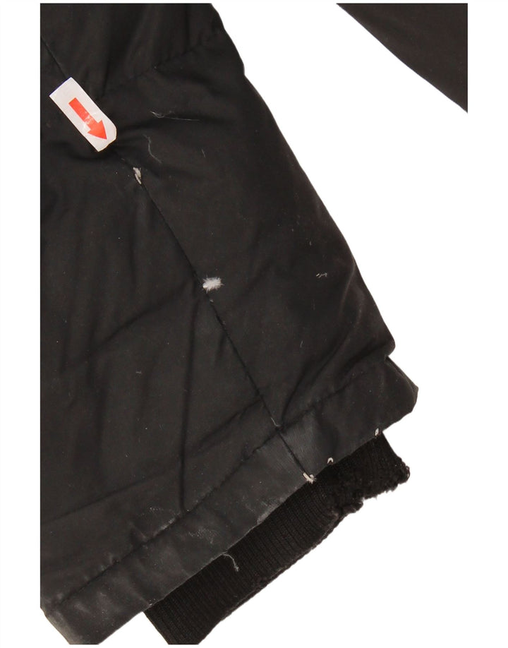 TIMBERLAND Herre hættepolstret jakke UK 38 Medium Sort Polyester