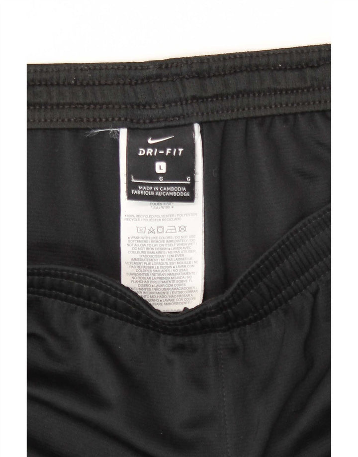 Nike Herre Dri Fit sportsshorts store sorte Colourblock Polyester