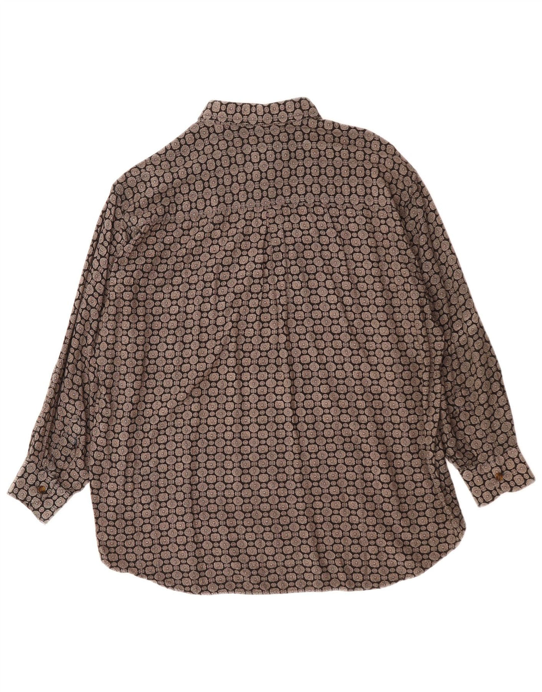 GP. BELLINI & COMPANY Herreskjorte Medium Sort Geometrisk Viscose