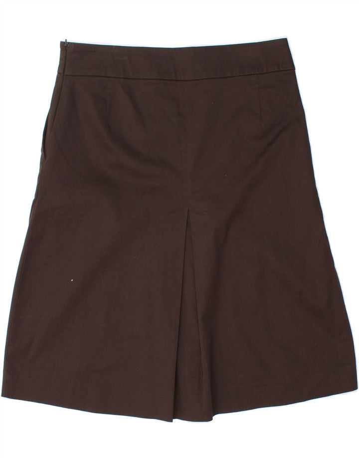 ZARA Womens A-Line Skirt Medium W30 Grey Cotton Vintage Zara and Second-Hand Zara from Messina Hembry 