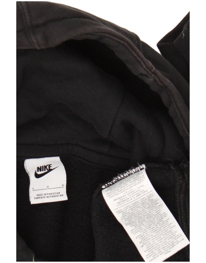 Nike Herre hættetrøje Jumper Large Sort Bomuld