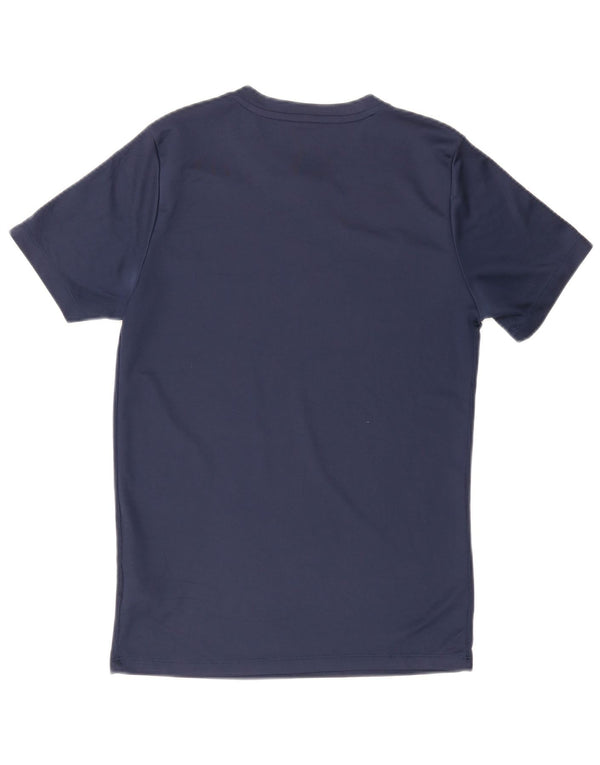 Nike Mens Dri Fit T-Shirt Top Small Navy Blue Polyester