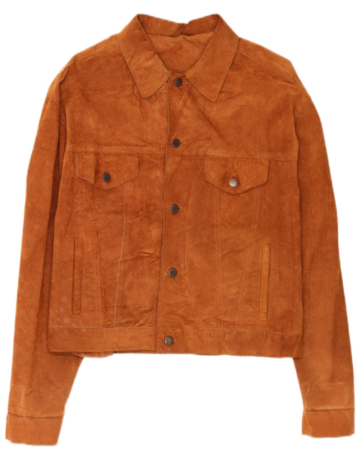 Conbipel Herre Ruskind Bomber Jacket IT 48 Medium Brun Læder Classic