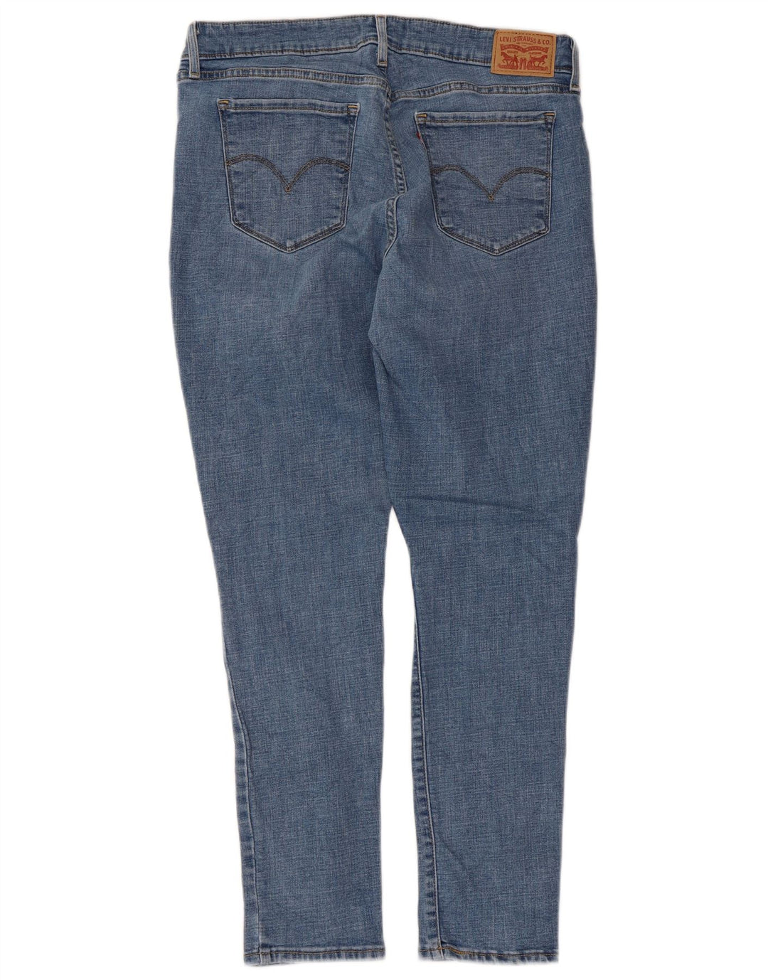 Levi's Dame 711 Skinny Jeans W32 L28 Blå Bomuld