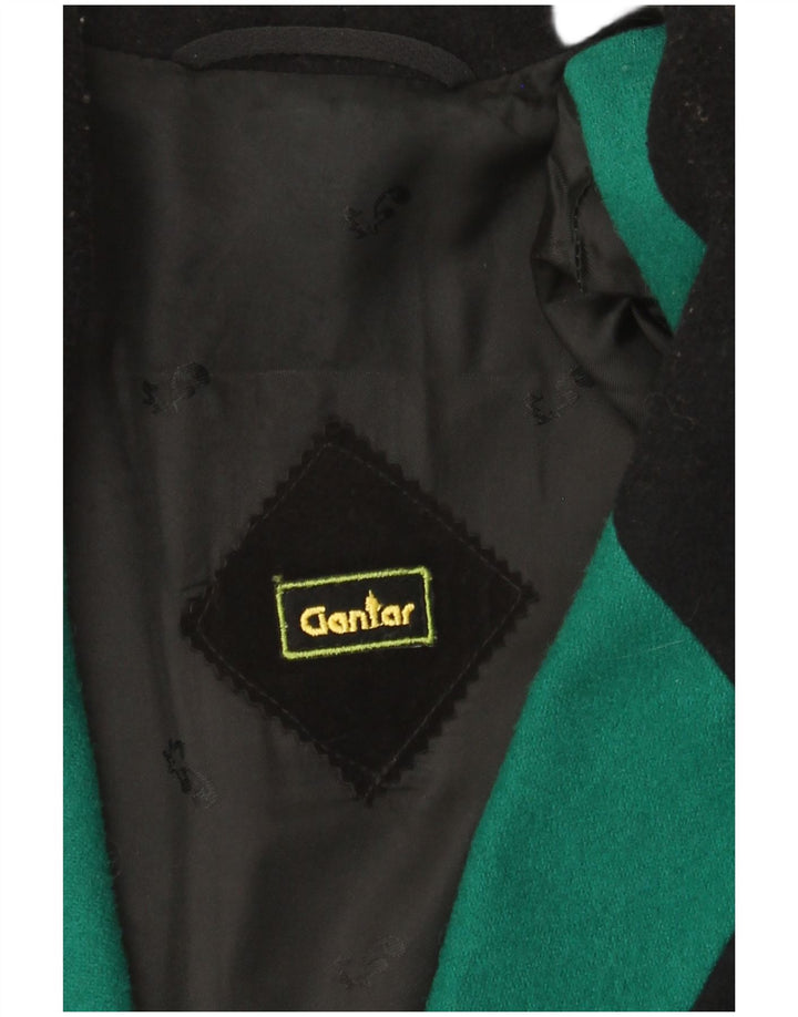 Vintage Dame Dobbeltradet Blazer Jacket UK 14 Medium Green