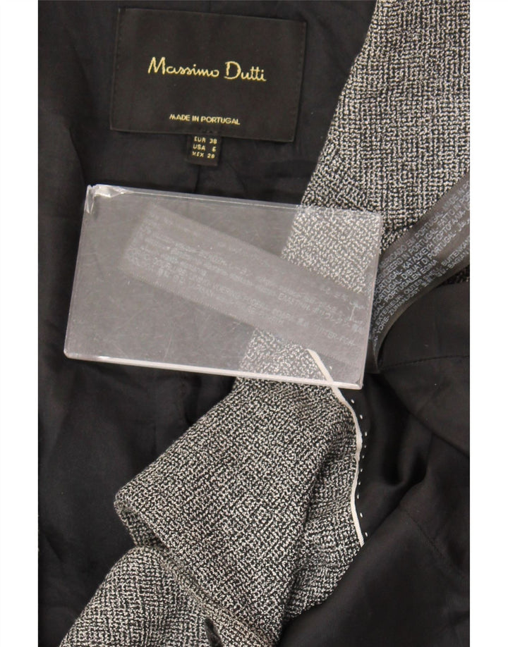 Massimo Dutti Damevest EU 38 Lille Grå Uld