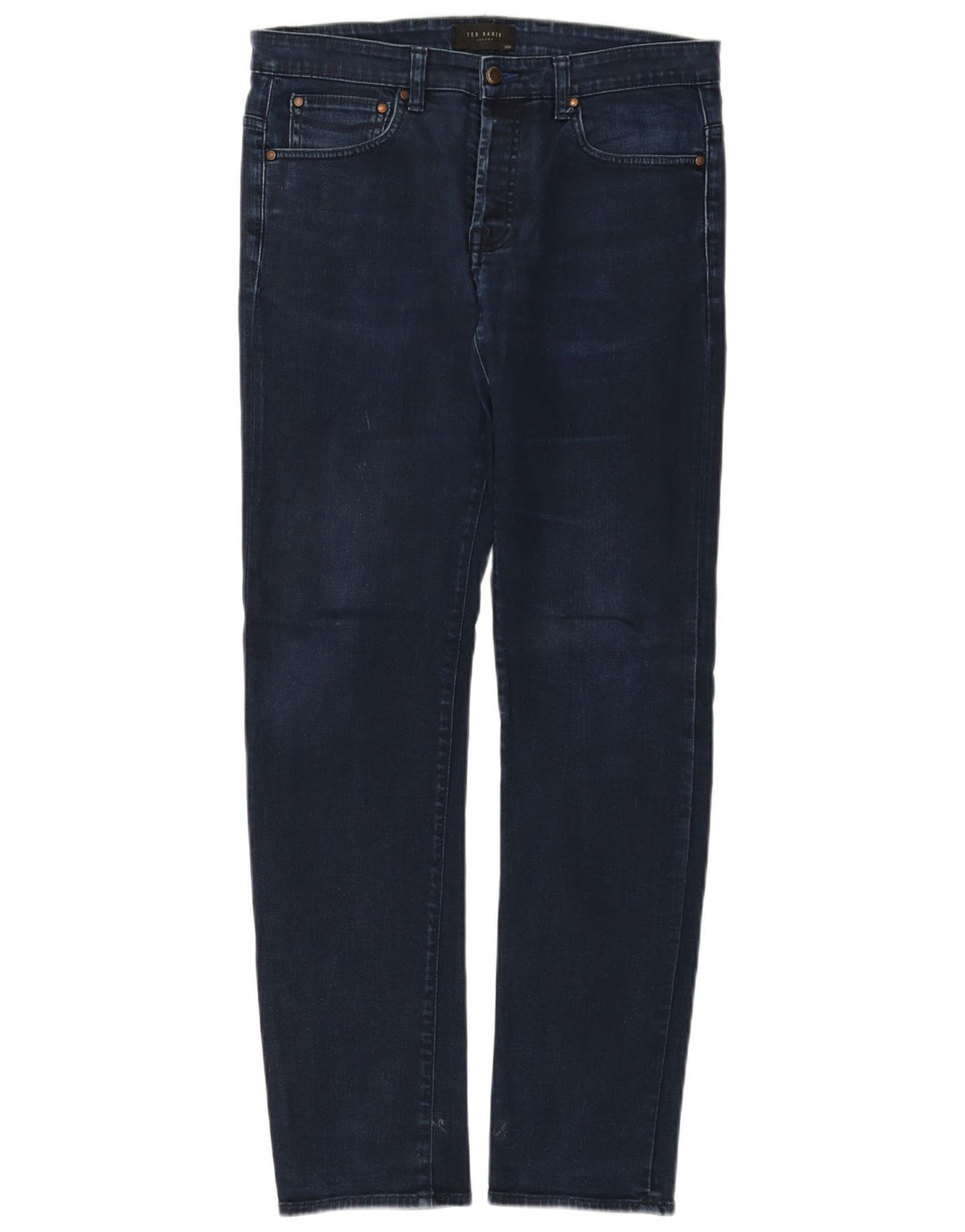TED BAKER Slim Jeans til mænd W32 L31 Marineblå