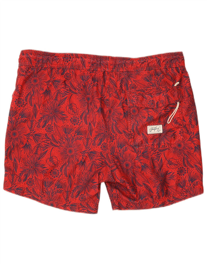 FAT FACE Herre badeshorts Store røde blomster