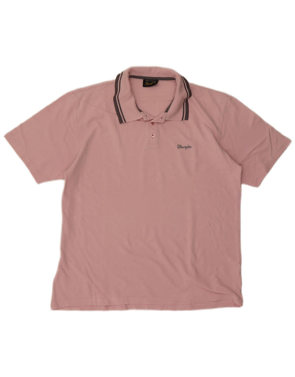 Wrangler Polo Shirt til mænd XL Pink Bomuld